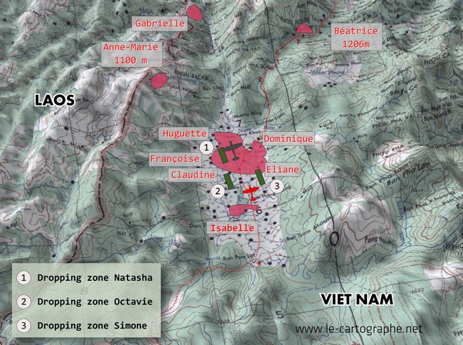 Dien Bien Phu map